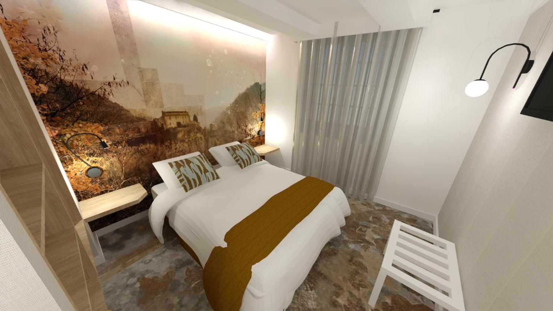 Brousse-le-Chateau Hotel Restaurant Le Relays Du Chasteau - Logis Hotel מראה חיצוני תמונה