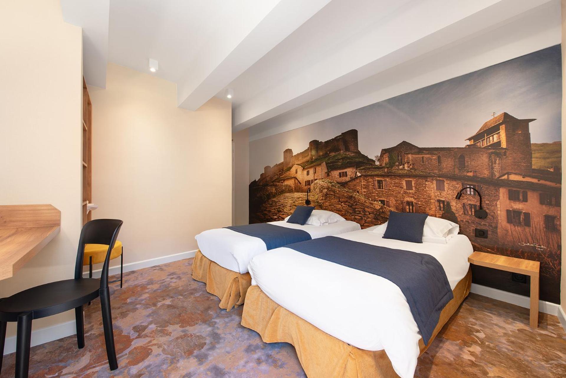 Brousse-le-Chateau Hotel Restaurant Le Relays Du Chasteau - Logis Hotel מראה חיצוני תמונה