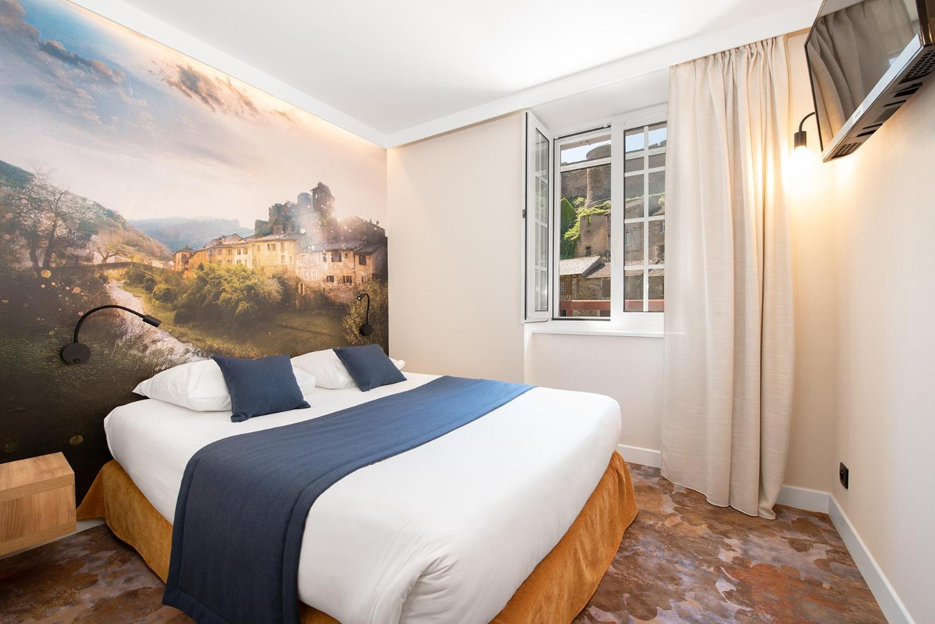 Brousse-le-Chateau Hotel Restaurant Le Relays Du Chasteau - Logis Hotel מראה חיצוני תמונה